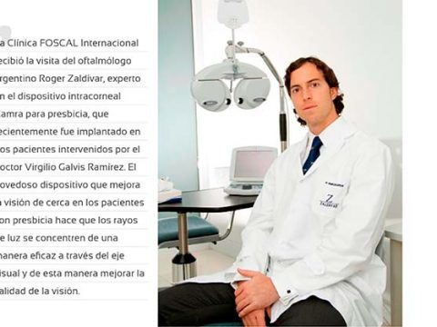 Argentino experto en dispositivo Kamra visita FOSCAL