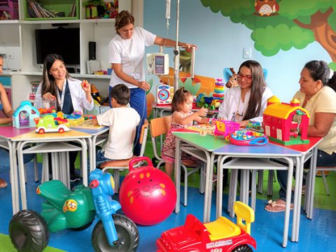 Un sitio especial que propende por el bienestar y la recuperación de los niños.