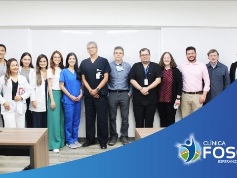 Reconocido radiólogo intervencionista visita la División de Investigaciones de la Clínica FOSCAL