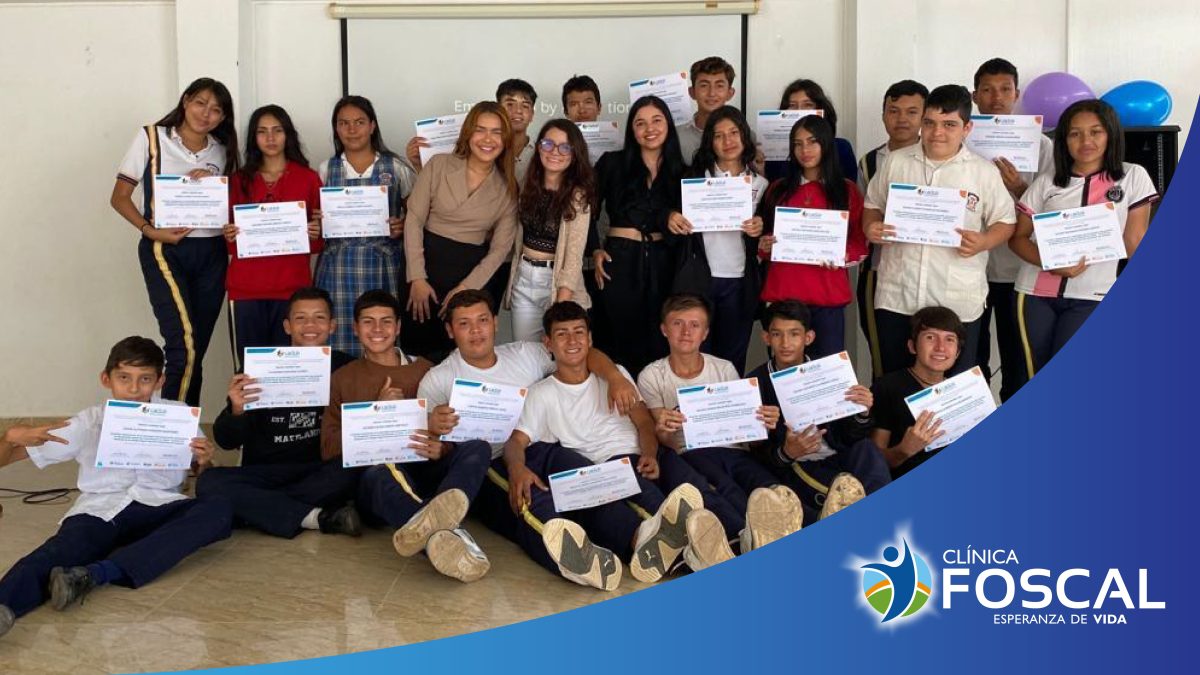 Más de 400 niños y adolescentes del AMB fueron capacitados por profesionales y facilitadores de la Clínica Foscal, en alianza con la Unab y la UPB